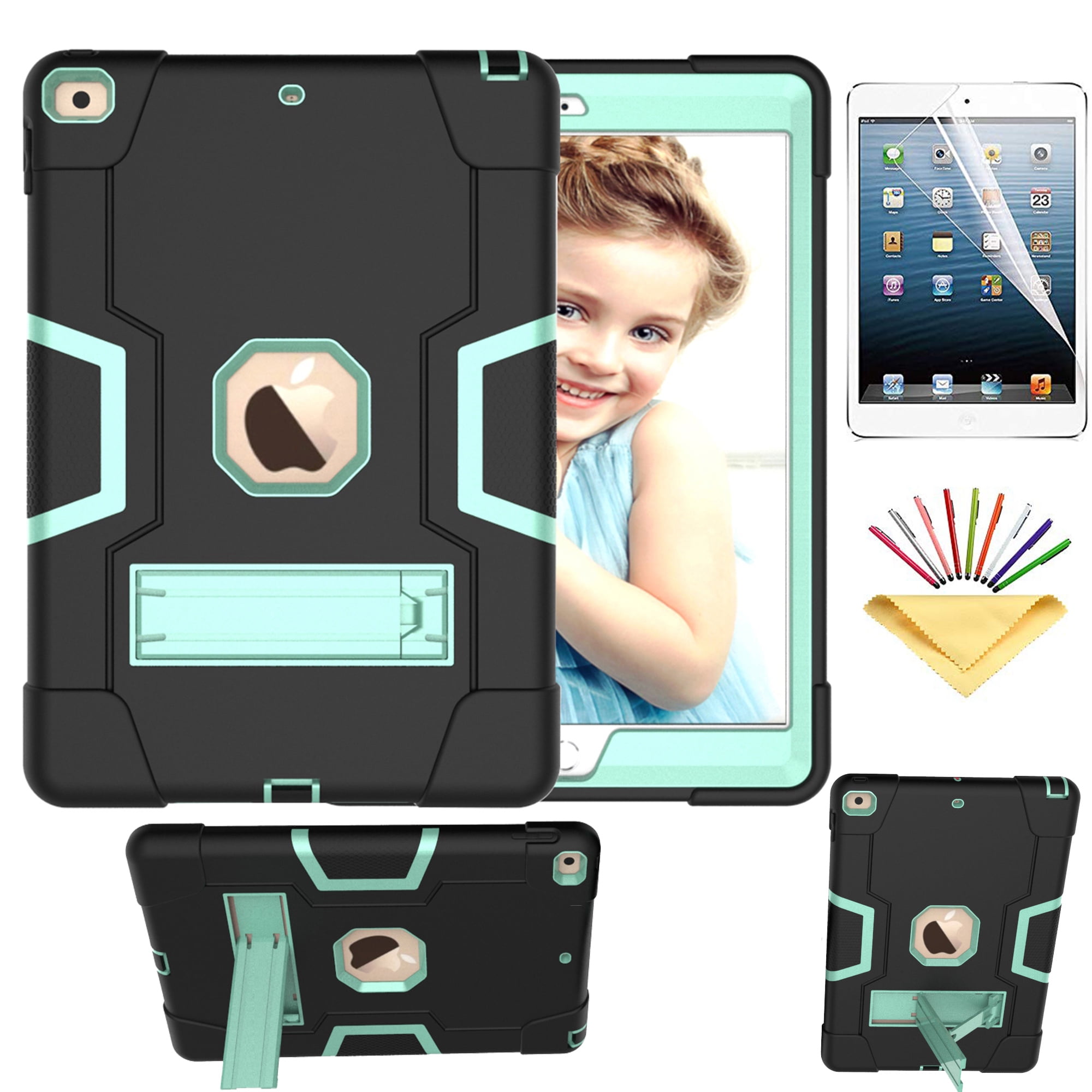 iPad 10.2 inch 2019 Shockproof Case with HD Screen Protector, iPad 7th