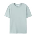 thumbnail image 1 of Custom Cotton Round Neck Loose Short Sleeve T-shirt, Logo Can Be Printed-SinKeeU, 1 of 3