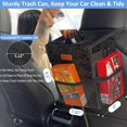 thumbnail image 2 of Car Trash Can Bin for Back Seat Leak Proof, Cute Car Trash Bag Hanging, Vehicle Trash Can for SUV Truck Van, Automotive Garbage Cans Front Seat Camo Black, 2 of 14