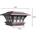 thumbnail image 1 of Solar Post Lamp Outdoor Waterproof Column Head Light for Garden Wall Lamp Garden Fence Landscape Lam, 1 of 5
