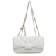thumbnail image 1 of Bolso pequeño - Bolso bandolera acolchado para mujer - Bolso clutch con cadena - Blanco, 1 of 1