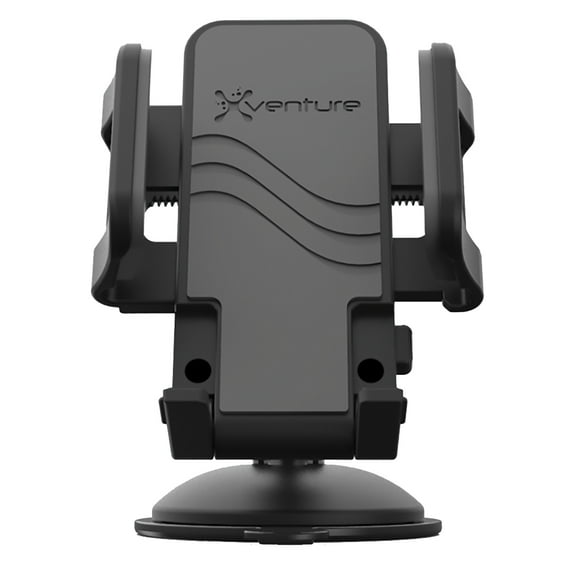 XVenture Griplox Waterproof Suction Cup Boat Phone Mount, Marine Phone Holder with Adjustable Arms, One-Touch Lock, Flip-Out Support, Secure Dashboard & Console Mount