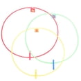 thumbnail image 3 of HOOWIFFY 3pcs Pool Rings Diving Toys Assorted Color for Children Swimming Training in Pool Parties, 3 of 6