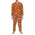 thumbnail image 3 of Balery Monster Truck,Truck Cartoon Pijama para Hombre de Dos Piezas con Manga Larga, Conjunto de Dormir y Descanso Suave con Bolsillos-Large, 3 of 7