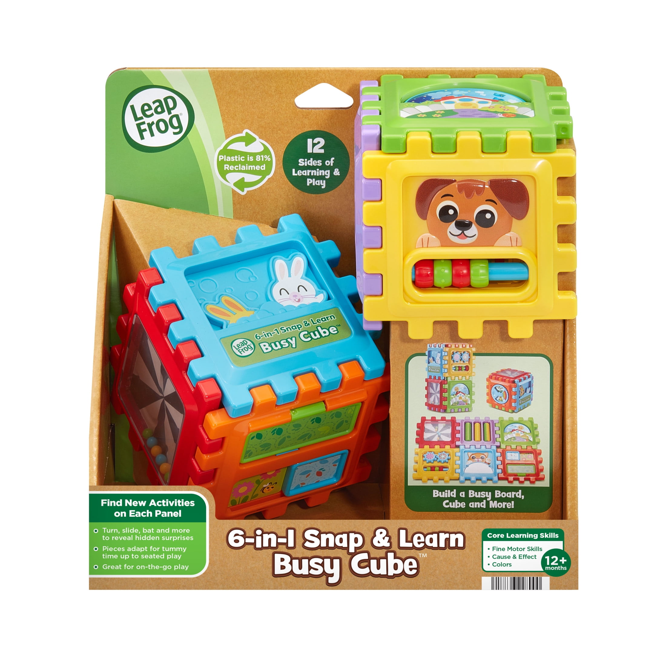 LeapFrog 6-in-1 Snap & Learn Busy Cube Interactive Learning Toy