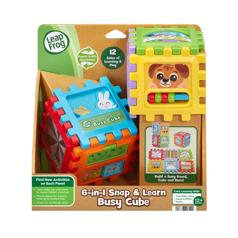 LeapFrog 6-in-1 Snap & Learn Busy Cube Interactive Learning Toy