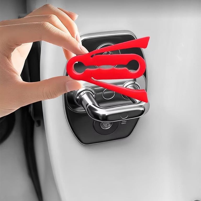 4 Pack Silicone Car Door Lock Striker Cushion Noise Reduction Impact ...