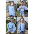 thumbnail image 5 of Arshiner Girls Cute Shirt Crewneck Mesh Long Sleeve Swiss Dots Pullover T-Shirts Girls Top, 5 of 6