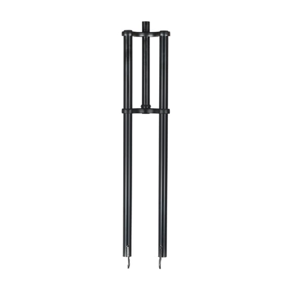 Tracer Threadless Triple Tree Front Fork, 1“(25.4mm), 102mm Hub Spacing, for 2.125 Tire,Beach Cruiser Bike, Black