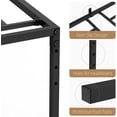 thumbnail image 5 of OUTOP King Size All-Metal Platform Bed Frame Strong Steel Bed Mattress Base Without Springs Large Storage Space Easy To Assemble Non-Vibration And Noise-Free Black, 5 of 6