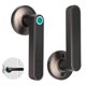 thumbnail image 3 of Cerradura De Puerta Inteligente Sin Llave Múltiples Métodos De Digital Cerradura De Puerta Con Manija Biométrica Con Código De Huella Digital Desbloqueo De Bluetooth Para El Hogar Apartamento Hotel Methold EL014388-02, 3 of 5
