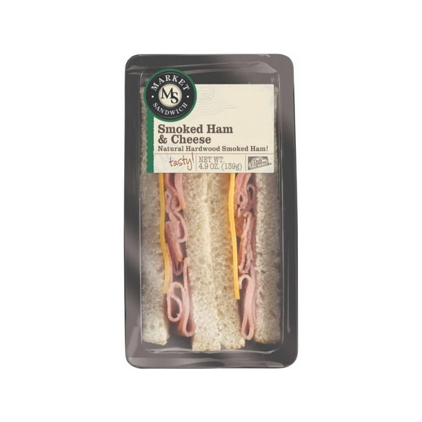 Deli Express Smoked Ham and Cheese Wedge Sandwich 4.9oz (PACK OF 10