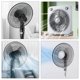 thumbnail image 3 of Luxshiny 2Ud Hojas De Repuesto Para Ventilador De Pie Y Colores Surtidos Material Plástico, 3 of 8