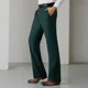 thumbnail image 2 of Pantalones de traje para hombre, drapeados, fluidos, de pierna ancha, con boca acampanada, ajustados, para oficina, para trabajo, de verano, acampanados, chinos, para hombre, sastrería elegante, 2 of 5