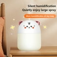 thumbnail image 4 of Humidificador de aire con luz LED USB Recargable Rociador de niebla Aroma Esencial Oil Difusor Hidratante Atomizador Oficina Rosa Tipo 1 250ml Yuarrent HA059340-05B, 4 of 7