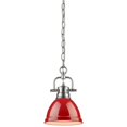 thumbnail image 1 of Beaumont Lane Pendentif en Acier en Étain et Rouge, 1 of 2