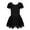 Black, variant on iEFiEL Kids Girls Ruffle Short Sleeve Gymnastics Leotard Tutu Dress Basic Ballet Dance Costumes Pink M