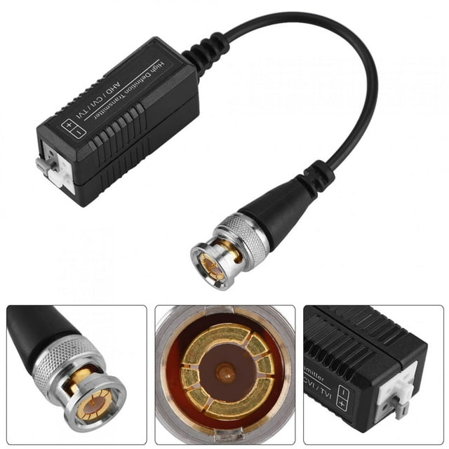 Video Balun, Transient Protection Multifunctional Video Balun Transceiver For HD AHD Signals For HD TVI For HD CVI