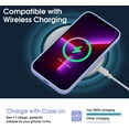 thumbnail image 5 of Liquid Silicone Case for iPhone 13 Pro, [Camera Protection] [Anti Fingerprint] [Wireless Charging] 4 Layer Phone Case Protective Cover, Built-in Microfiber Case Cover, 6.1", Purple, 5 of 14