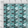 thumbnail image 2 of oneOone Silk Tabby Turquoise Green Fabric Asian Japanese Flower Craft Projects Decor Fabric Printed By The Yard 42 Inch Wide, 2 of 4
