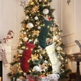 thumbnail image 6 of TYMZDYN 6Pcs 18 Inches Christmas Stockings, Large Knitted Xmas Stockings Fireplace Hanging Stockings for Family Holiday Christmas Decoration, 6 of 7
