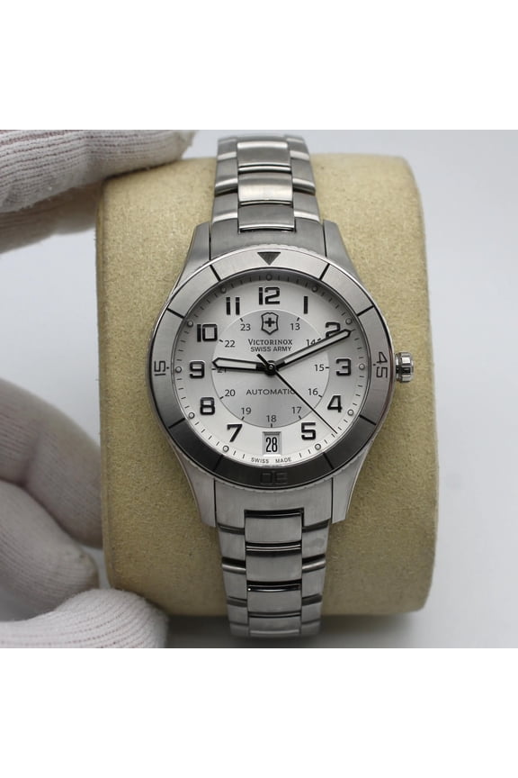 Swiss Army Ambassador Clous de Paris 34MM Lady Automatic Watch 241189