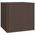 thumbnail image 5 of vidaXL Tables d'Appoint 3 Pcs Brun Rotin Poly Intérieur / Extérieur, 5 of 5