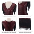 thumbnail image 6 of Summer Dress For Women 1920s Vintage Flapper Great Gatsby Fringe Beaded Dresses Prom Cocktail Prom Sequin Tassels Size S-3XL,Black And Red,M, 6 of 10