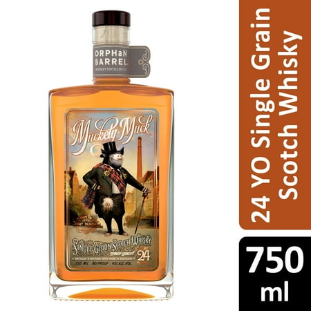 Orphan Barrel Muckety-Muck 24 Year Old Single Grain Scotch Whisky, 750 mL, 45% ABV