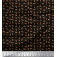 thumbnail image 1 of Soimoi Cotton Duck Fabric French Horn Musical Instrument Fabric Prints by Yard 42 Inch Wide, 1 of 3
