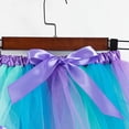 thumbnail image 4 of Zanarzt Baby Girls Tutu Skirt Layered Ballet Tulle Rainbow Tutu Skirt for Little Girls Dress Up with Colorful Headband Purple,2-4 Years, 4 of 4
