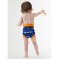 thumbnail image 2 of Splash About New Improved Happy Nappy Swim Diaper, Shark Orange, Size Small, 2 of 3
