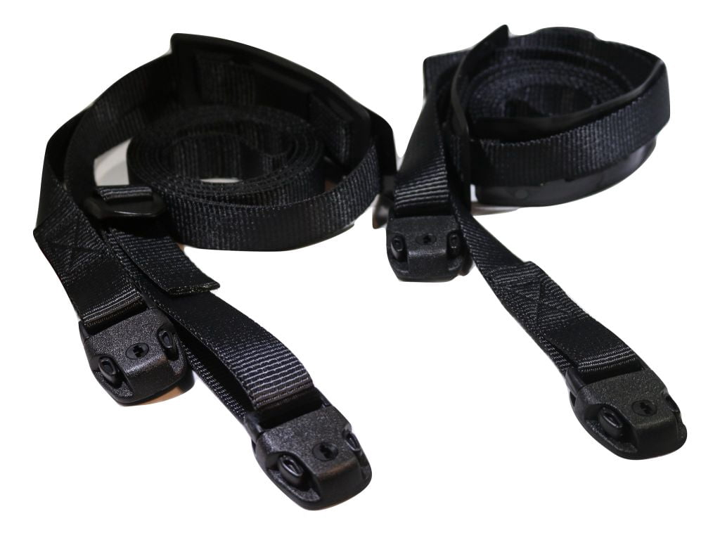 Spa Cover Hot Tub Wind Securement Strap Complete Kit Adjustable Nexus Locks Size: 8 Ft Black