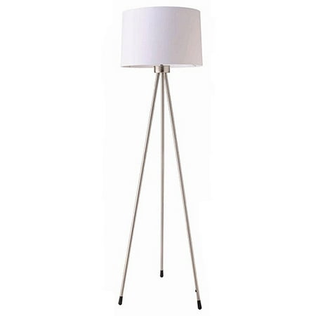 Ore International 3-Leg Floor Lamp, Ivory