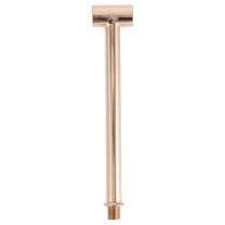 Hemobllo Lighting Fixture Tube T Shaped Wall Lamp Rose Gold Iron 1Pcs