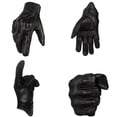 thumbnail image 2 of Harssiney Leather Motorcycle Gloves for Men,Riding Driving Biker Racing Motorbike Glove Touchscreen with Hard Knuckle Protection ,Black,Size S, 2 of 5