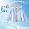 thumbnail image 2 of OGLCCG Teens Girls Sun Protection Jacket Hoodie Lightweight Long Sleeve Sun Cover Up Shirt Full Zip Hooded Cooling Shirt 1-15 Years, 2 of 6