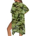 thumbnail image 4 of HELLHERO Polyester Bathing Suit Cover Up for Beach Quick Dry Free Size Long Kimono Swimsuit Cover Up Camouflage, 4 of 5