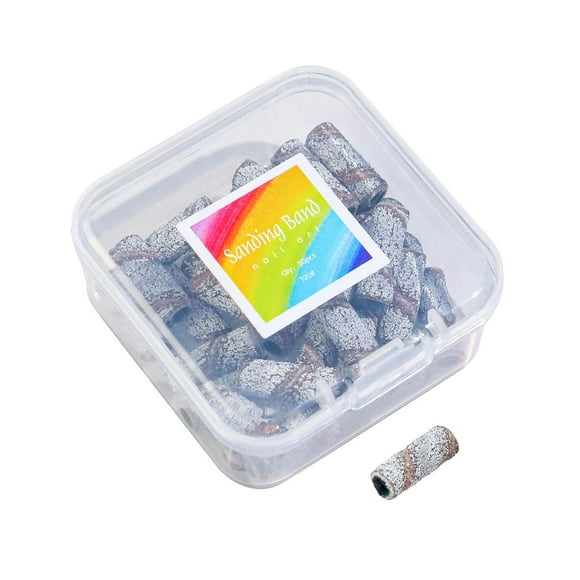 Bandas de lijado para uñas Salvador soporte para eje de correa de lijado malla 120