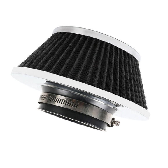 1-piece set of 3-inch 76mm imported car cold intake air filter respirator, suitable for trucks and RVs-