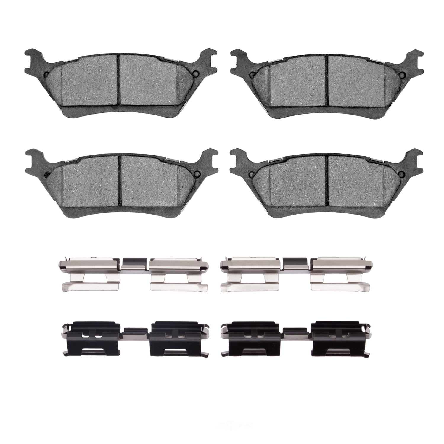 Dynamic Friction Company 1551-1602-01 DFC 5000 Advanced Brake Pads - Ceramic and Hardware Kit - OE