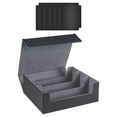 thumbnail image 1 of Colaxi Card Case Collectible Game Card Box Card Deck Box 1800 Cards Capacity Holder Black, 1 of 7