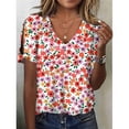 thumbnail image 2 of Top tipo túnica HOTYD con estampado floral bohemio y cuello en V para mujer, talla grande, 2 of 2