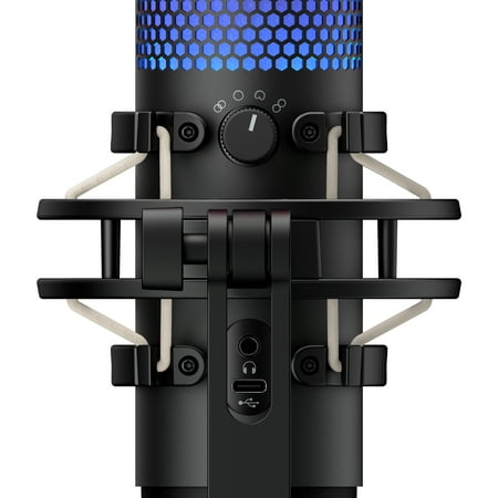 HyperX QuadCast S RGB USB Condenser Microphone - Black