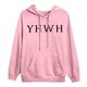 thumbnail image 5 of MHFRRA Sudadera con Capucha de Temática Cómoda para Un Jersey Informal, Ropa de Calle Suave, Ajuste Relajado, Suéter de Cuello Redondo con Diseño de Capucha Rosa, 5 of 5