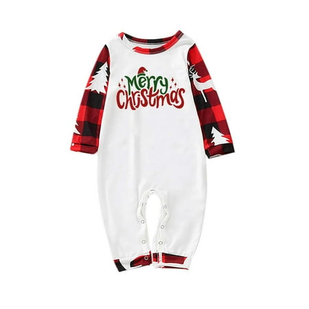 

FAVIPT Black and Friday Deals 2023 Matching Family Christmas Pajamas Sets Christmas Pajamas for Family Xmas Pjs Matching Sets Long Sleeve Shirts and Plaid Pants Santa Christmas Tree Sleepwear