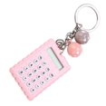 thumbnail image 2 of Cute Cookie Shaped Mini Portable Pocket Calculator Candy Color (Pink), 2 of 4
