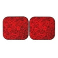 thumbnail image 7 of Kll Red Rose Windshield Sun Shade 2-Piece Foldable Car Front Window Sunshade For Most Sedans Suv Truck- Large, 7 of 7