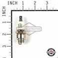 thumbnail image 2 of Briggs and Stratton 796112 Spark Plug Replaces J19LM, RJ19LM, 802592, 5095K, 2 of 3