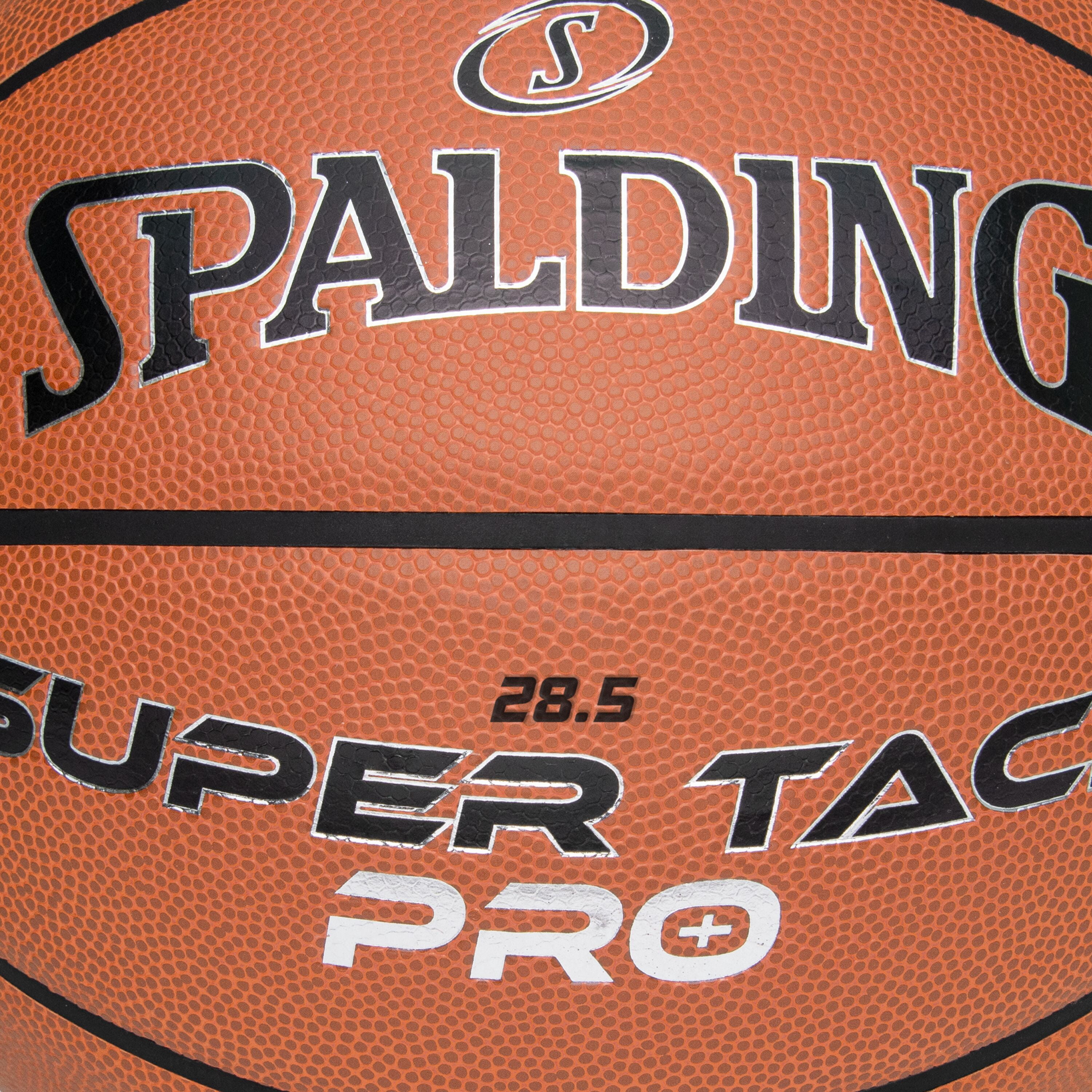 (2 pack) Spalding Super Tack Pro Composite Leather Basketball, Size 6 (28.5")